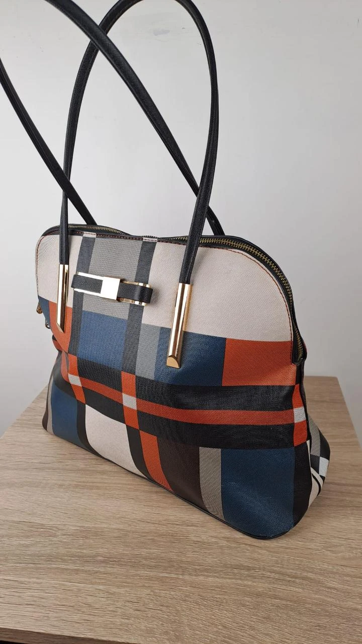 Sac à Main à Carreaux / Gallantry / Chic Graphique / Multicolore / 203